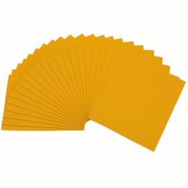 EVA Foam Sheets - Dark Yellow - Pack of 5, A4 Paper Size, Extra Large Sheet Size, 7.8 X 11.8 Inches, 1.5mm-2mm Thick, for Arts and Crafts, 5 Sheets, Easter Decor DIY Handwork, School Projects, Kids