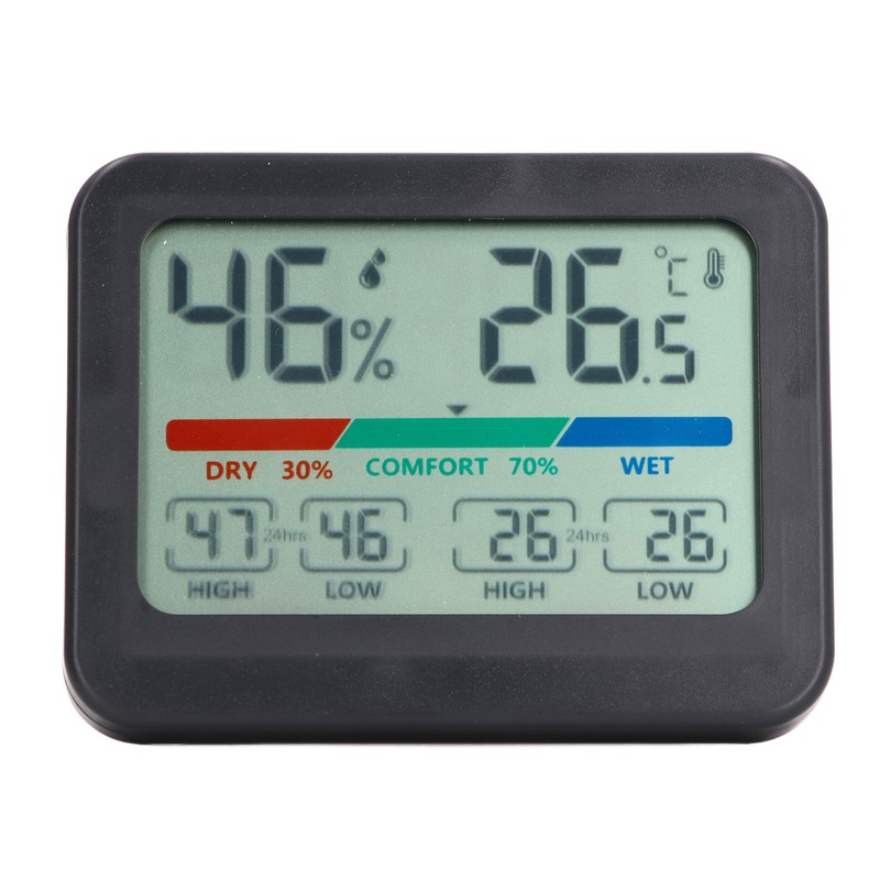 Digital Hygrometer Thermometer LCD Display Electronic Temperature and Humidity Monitor