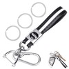 COREION Universal Leather Car Keychain,Unisex car keychain,Car key fob accessories,Carabiner