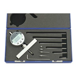 Shars Electronic Digital Indicator Depth Gauge, ±0.0015"/0.03mm Accuracy, 0.0005"/0.01mm 2-Position Base New (303-2538) S]