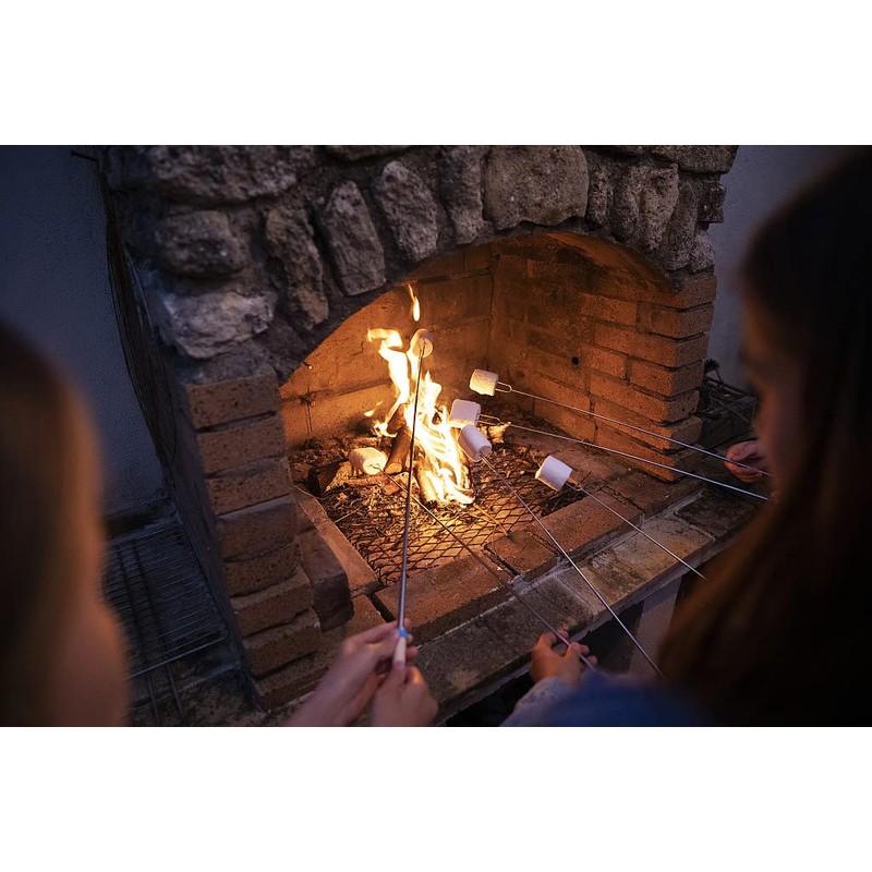 Ajmyonsp Marshmallow Roasting Sticks Smores Stick for Fire Pit -