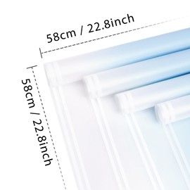 NESCCI 20 Sheet Flower Wrapping Paper - Waterproof Floral Bouquet Wrapping Paper, Florist Supplies Packaging Paper for Wedding Birthday Gift DIY (Light Blue)