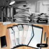 AOOSU Clear Pocket Documents, Pack of 5 Document Wallets A4