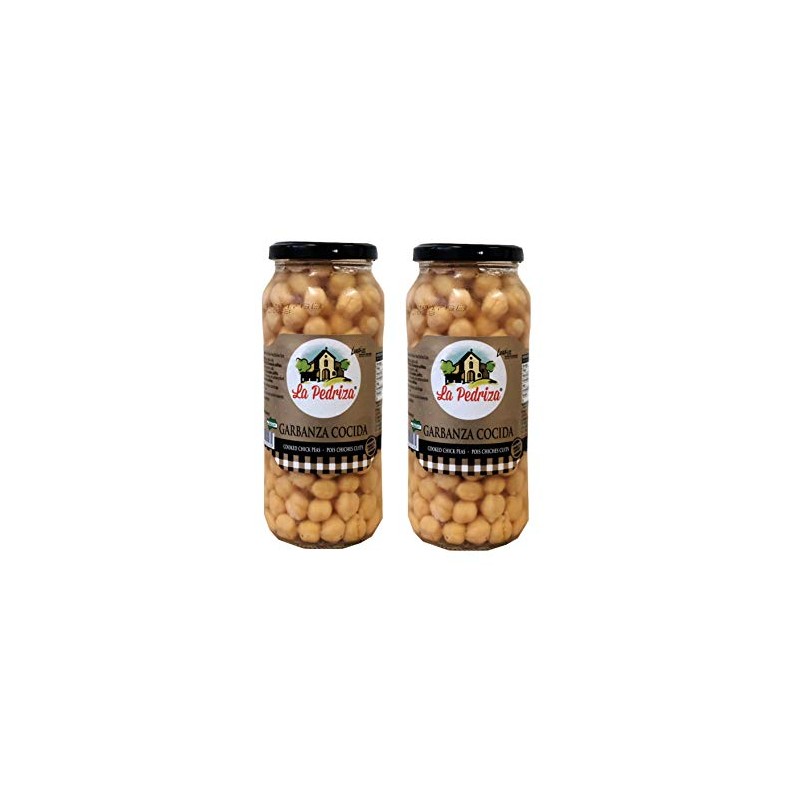 Spanish Cooked Chickpeas - Garbanzos - Pack of 2 x