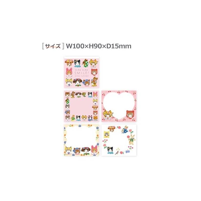 Expression Sha 22-940 Memo Block Memo, Aiko Fukawa Nikoniko SMILE!