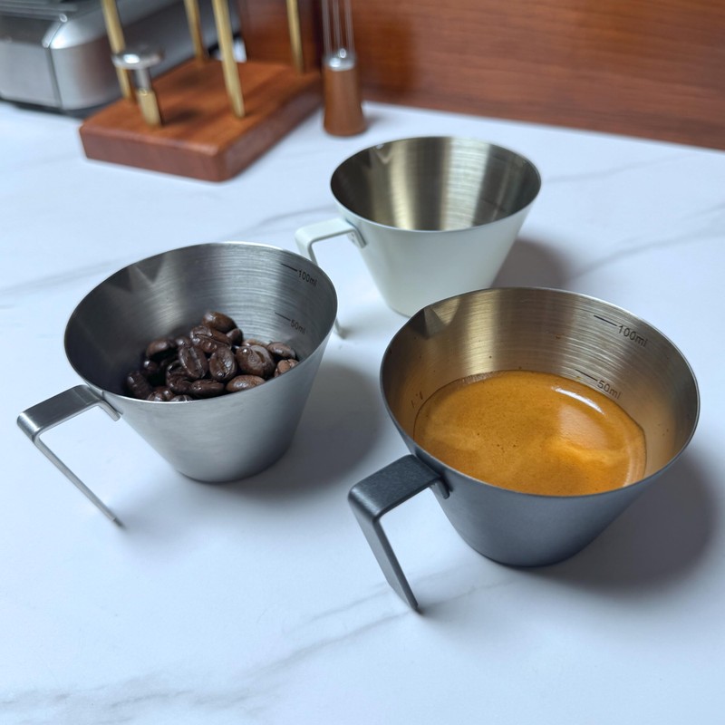 NEOUZA Espresso Shot Cups, 3.4 oz, Espresso Measuring Cup, 2-Pack,