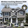 S SELDORAUK Motion Sensor Doorbell, Dog Barking Alarm Guard Wireless