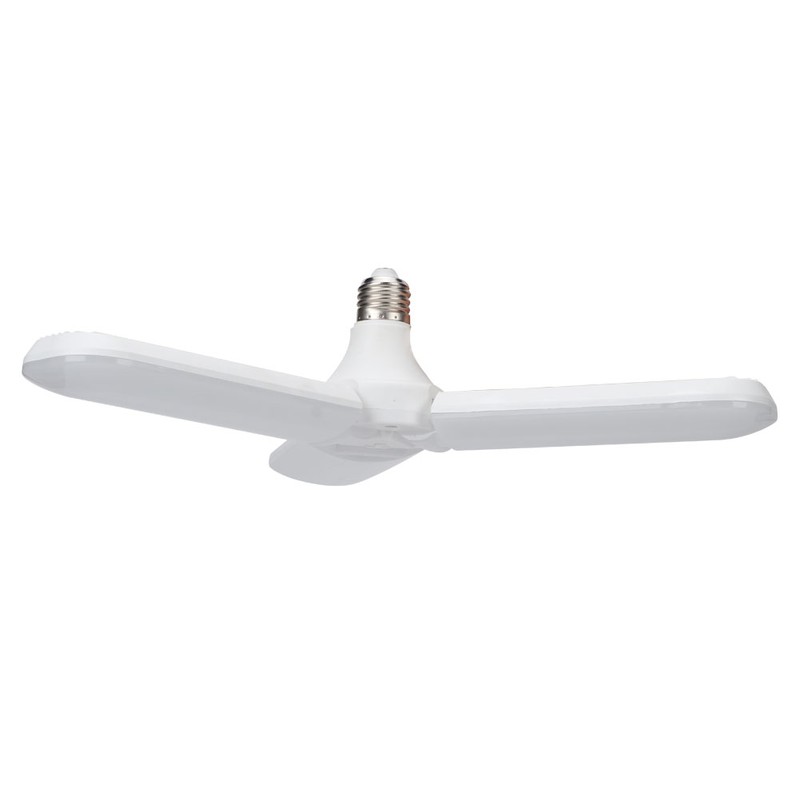 34W E27 185-265V LED Foldable Super Bright Lamp 3 Blades