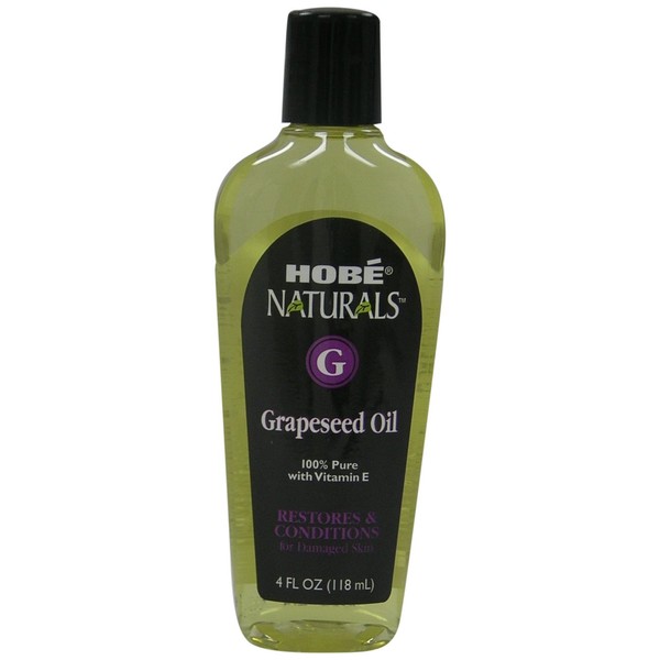 Hobe Naturals Grapeseed Oil, 4-Fluid Ounce (Pack of 3)