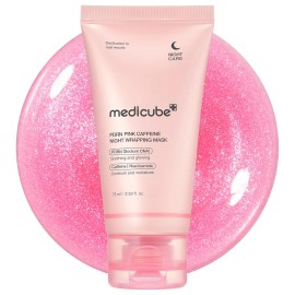 medicube Wrapping PDRN Caffeine Overnight Peel Off Facial Firming,Depuffing&Hydration | Caffeine Collagen for Refinednet weight: 75ml, color: White