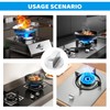 ICHOWHO 6 Pcs Cooker Knobs, 6mm Universal Cooker Knob Replacement