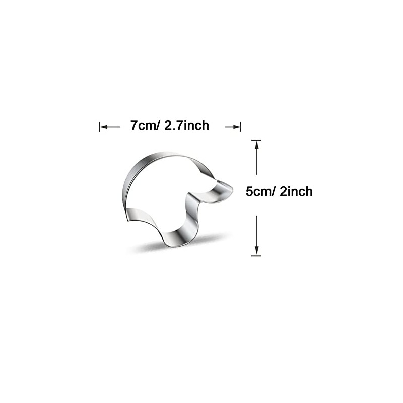 WDYJMALL Rugby Football Helmet Shape Cookie Cutter