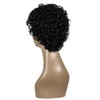 TOVINANNA Lace Front Wig Human Hair Short Curly Wig for