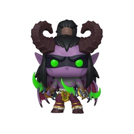 Epic Collectibles Pop Games: World of Warcraft - Illidan with Warglaive of Azzinoth Vinyl Figure Included with Box Protector Compatible for Funko