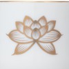 CATEGORY: Buddhist Ritual Implements God Hardware 仏壇 White Gold Lotus