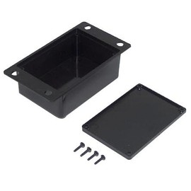 Potting Box, Flanged, Blk, 42X30X19mm, Body Colour Black, Enclosure Material ABS, Enclosure Type Potting Box, External Depth - Imperial 1.65", External Depth - Metric 42mm, External Height - Imperial