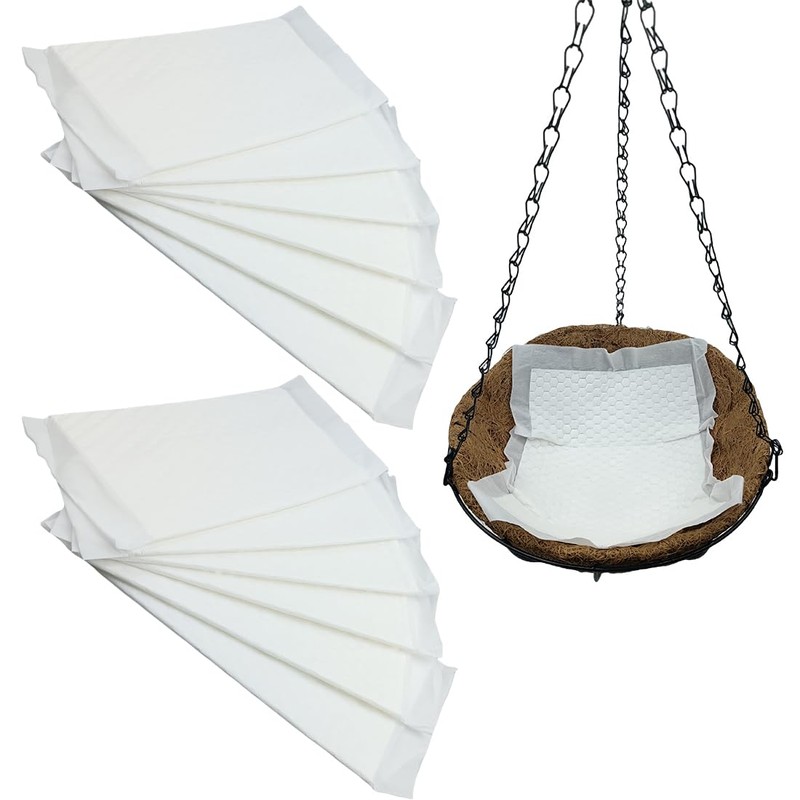 Self Watering Liners for Hanging Plants Basket,10 X 14” Plant
