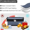 MIER Insulated Lunch Bag Small Lunch Box Bag Women Men