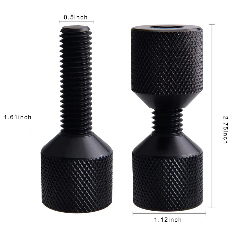 CNRAQR 1-1/8" Two Hole Pins 6061 Aluminum Lightweight Construction 2