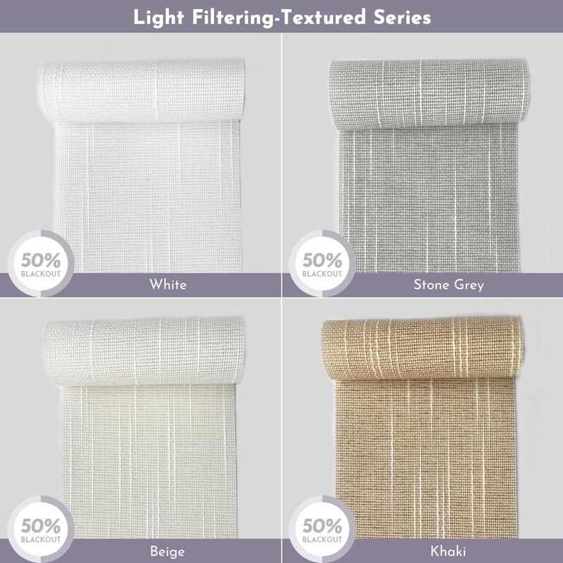Graywind Fabric Samples for Manual Vertical Blinds, Blackout & Light