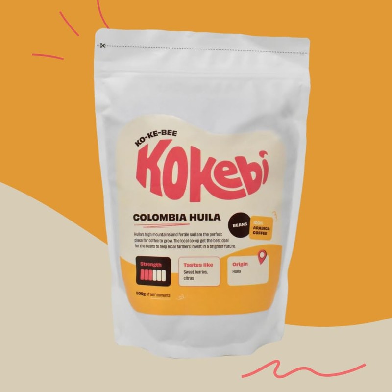 Kokebi Colombia Huila Coffee Beans 500g