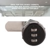 QANYEGN Combination Cam Lock, Cabinet Combination Locks, 3 Digit Combination