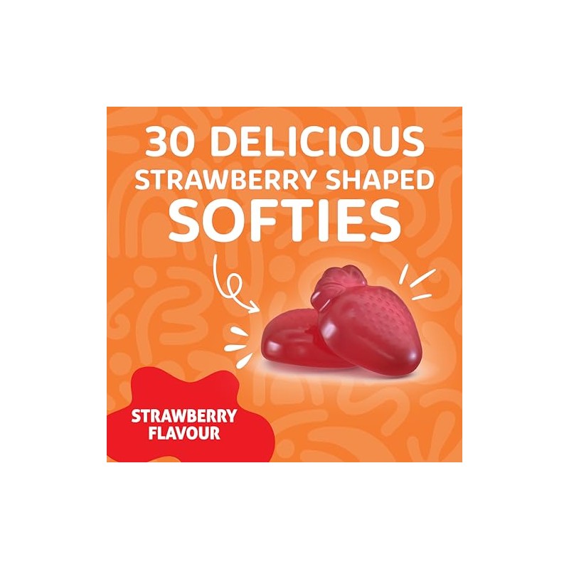 Haliborange, Kids Multivitamins Softies, Strawberry, 30 count