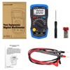 GOLDCHAMP Digital Multimeter Capacitor 200pF-20mF Meter Condenser Handheld Multimeter Tester