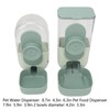 Hanging Automatic Food Water Dispenser Safe Cage Cat Food Water