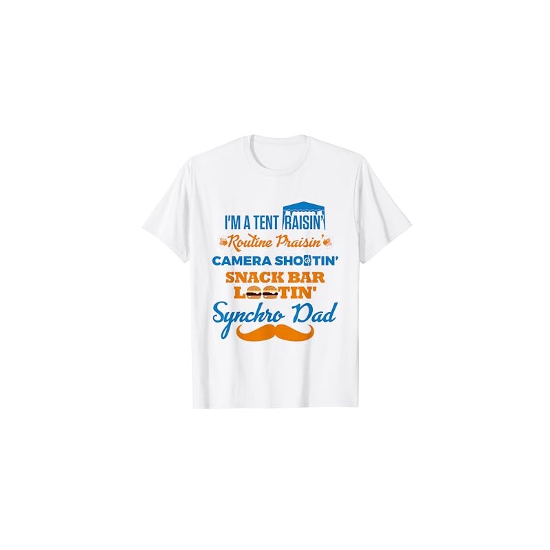 Fun Synchro Dad Synchronized Swimming T-Shirt