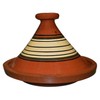 Moroccan Handmade Safe Cooking Tagine Glazed X-large 12 inches Across