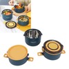 Thermal Lunch Box 2200ml Three Layer Detachable Compartment Design Portable