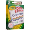Binney & Smith Dry-Erase Crayons Classic Box of 8