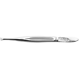 nippes Solingen Tweezers with Slanted Tip, Nickel-Plated Steel, 8 cm, Eyebrow Plucking, Tweezers Slanted Tweezers, for Precise Hair Removal, Made in Germany