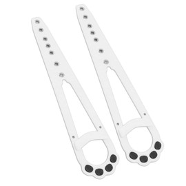 Pet Door Holder, Cat Door Latch Easy To Install Keep Dogs Out for Bedroom (White)