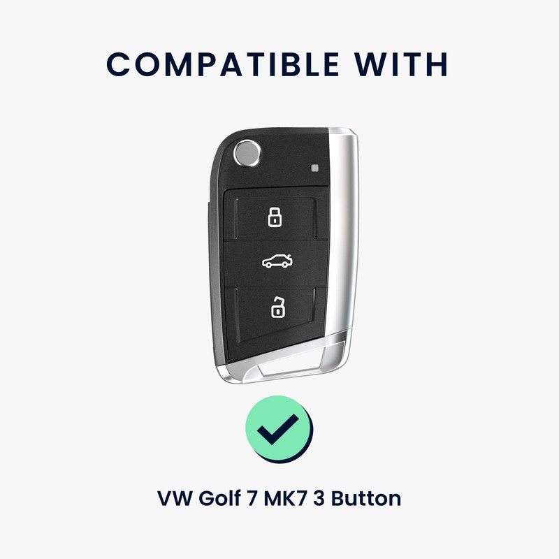 kwmobile Car Key Case Compatible with VW Golf 7 MK7