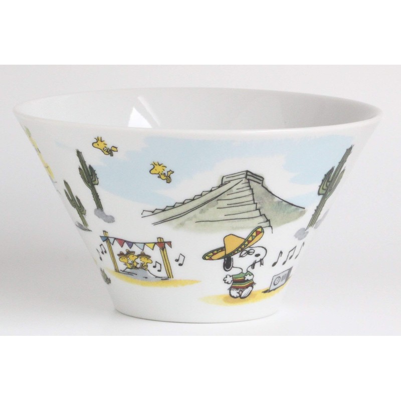 Peanuts Snoopy World Travel Multi Bowl Mexico White 700ml