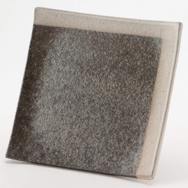 Shigaraki Ware MR-3-3070 Hechimon Plate L White Line Ibushi