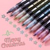 Mr. Pen- Double Line Outline Markers, 10 Colors, Self-Outline Metallic