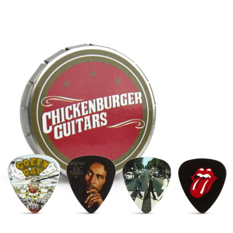 SET2 Guitar Picks x 20 Cool Guitar Album Cover Custom