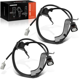 A-Premium 2PC Set Wire Harness for Rear ABS Wheel Speed Sensor Compatible with Toyota Models - Sienna 2004-2010 - Without Sensor