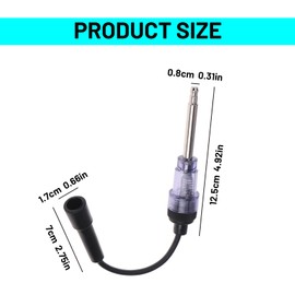 1pcs Spark Plug Teste, In-Line Ignition Spark Tester,Spark Plug Tester Tool For Automotive, Car, Lawnmower - Quick & Accurate Fault Diagnosis