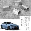 20 Pcs Wind Deflector Clips - Stainless Steel Windshield Clips