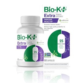 Bio-K+ Immune Health Probiotic with Wellmune, 60 Vegan Capsules