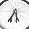 2 pieces conical bicycle keys, 1 piece 8 shaped flower