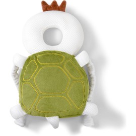 Bambebe Baby Head Protection Pillow Head Protection Backpack Safety Pads Adjustable Size Baby Head Protector for 4-24 Months Toddler Baby Safety Helmet Baby Harness Baby Walking(Turtle)