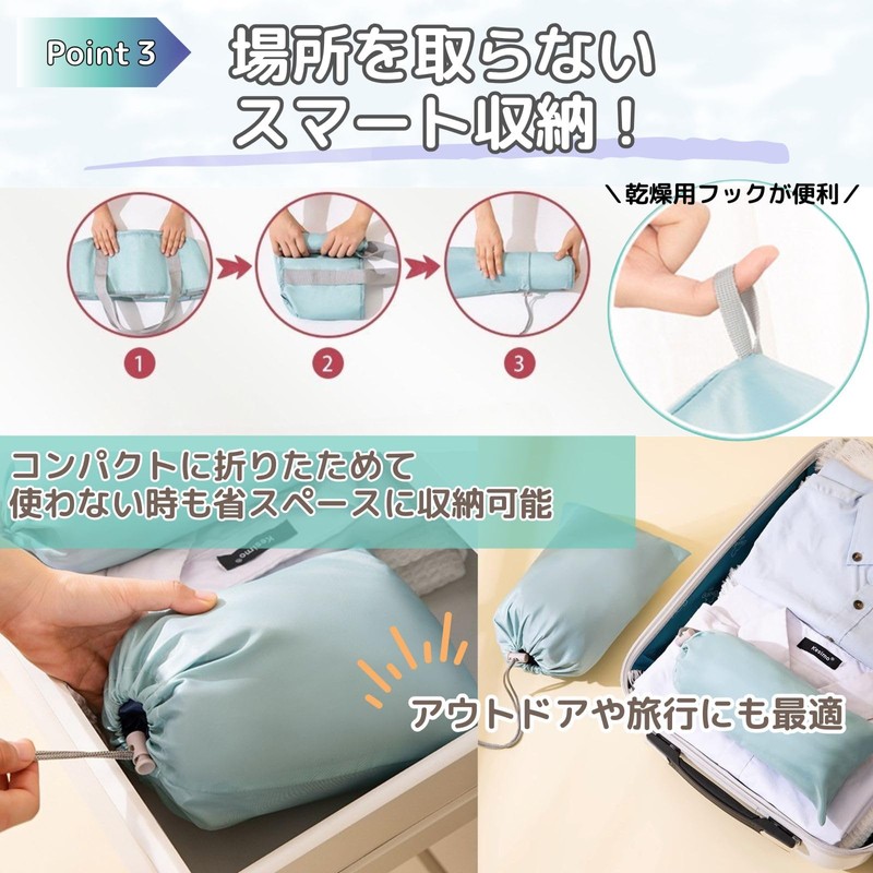 EMIRAIZE Folding Bucket, Foot Bath, Folding Bucket, Thermal Tub, Compact,