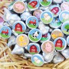 Barnyard Farm Animal Birthday Party Favor Chocolate Kisses Candy Stickers