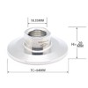 QiiMii Sanitary Female Threaded Pipe Fitting to 2 Inch Tri