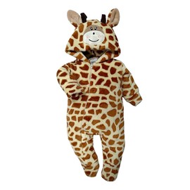 Kiss Baby Mameluco Tipo Disfraz Bordado Jirafa Talla 6 Meses